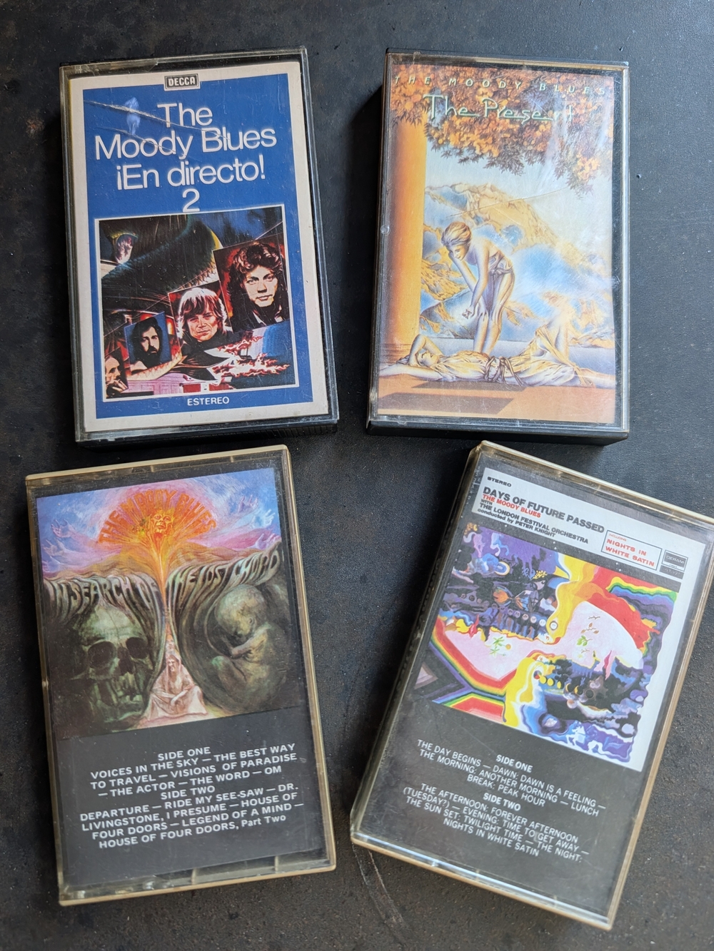 The Moody Blues Cassette Tape Collection - Bundle Of 4